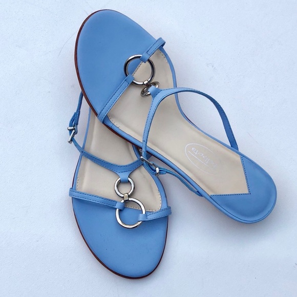 cornflower blue sandals